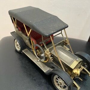 Classic Black and Gold Vintage Toy Car